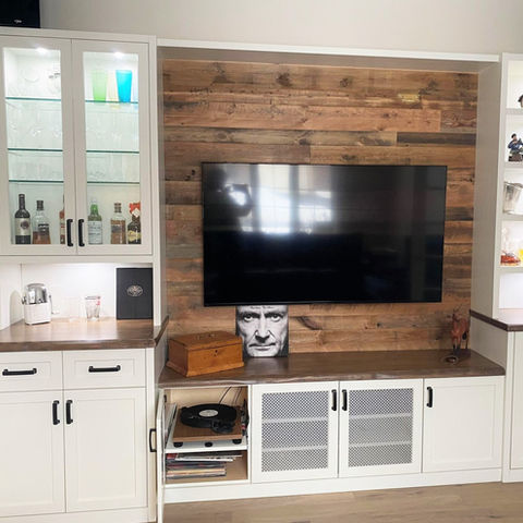 Custom built wall unit