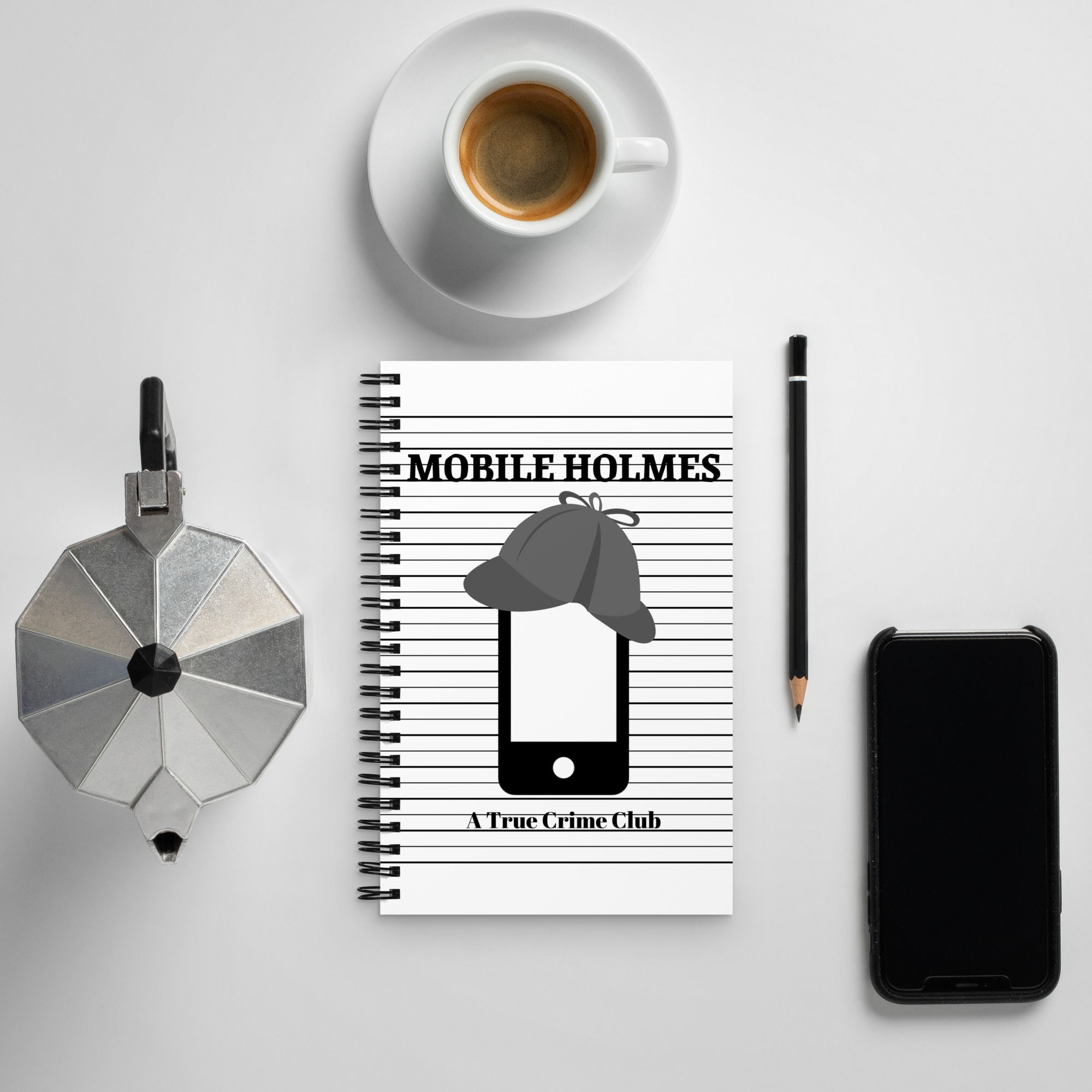 Mobile Holmes - Spiral notebook