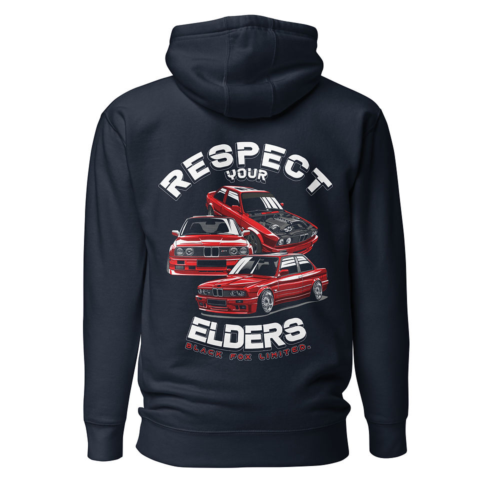 Thumbnail: Red BMW E30 M3 Hoodie