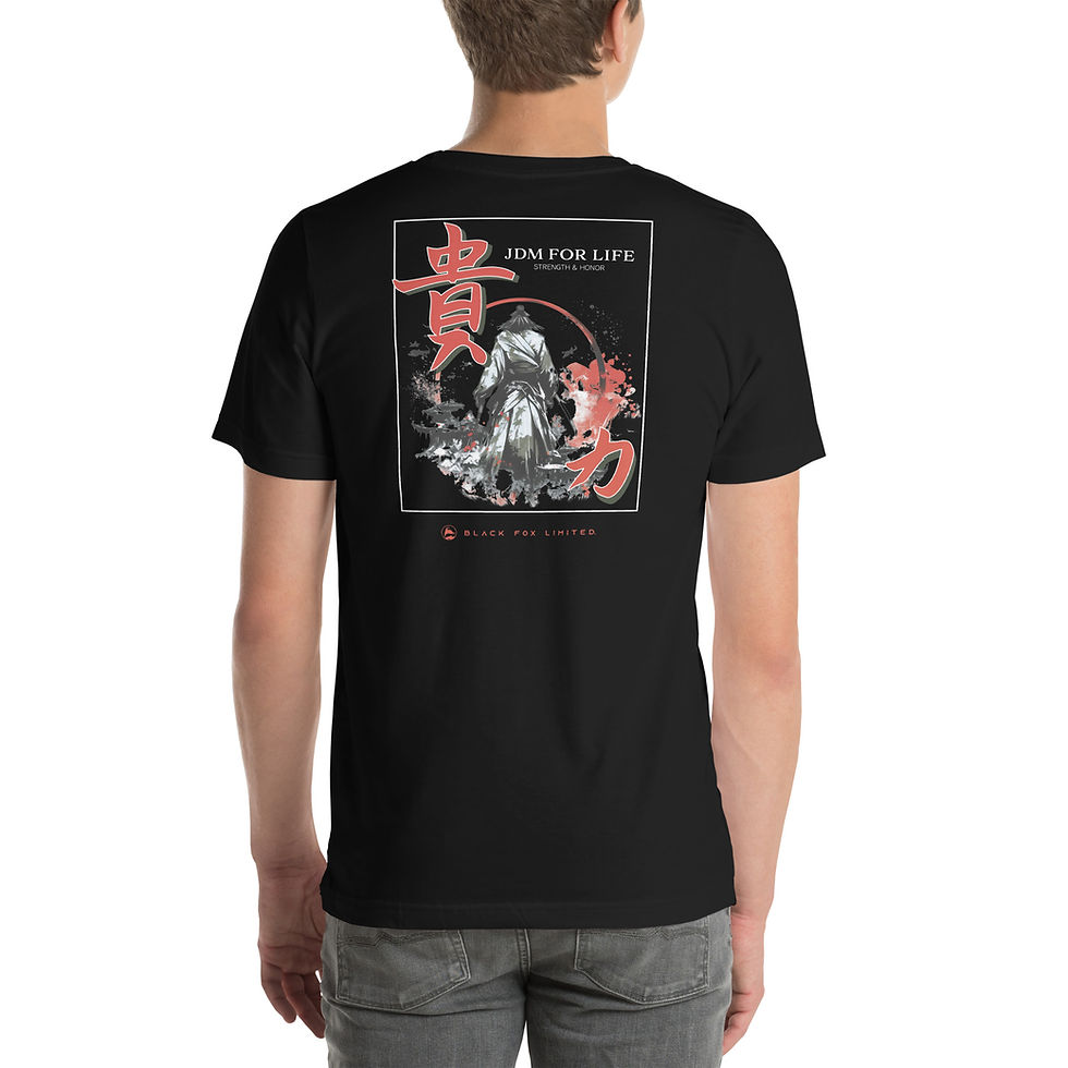 Thumbnail: JDM FOR LIFE SAMURAI STRENGTH & HONOR I BLACK FOX LIMITED