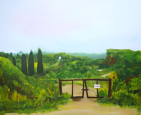 עיינה שני- אסורה, 90X110 שמן על בד, 2025.jpg