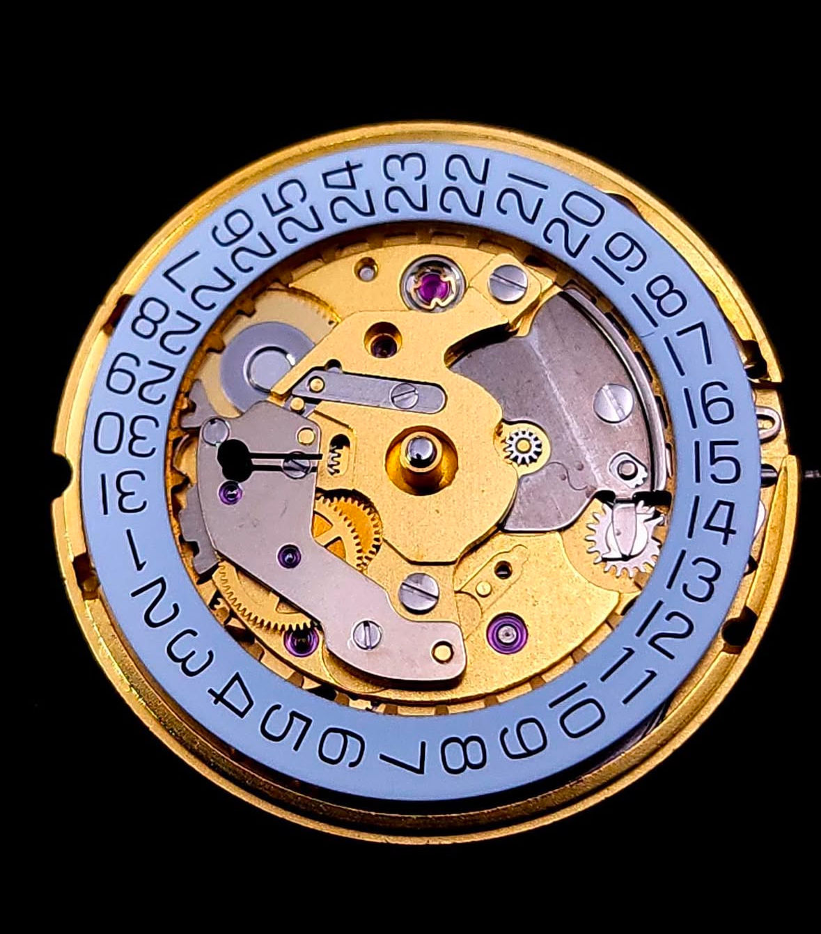 SW290-1 / Gilt / HH7 / Small Seconds at 9H / Date at 3H / D1 Decoration