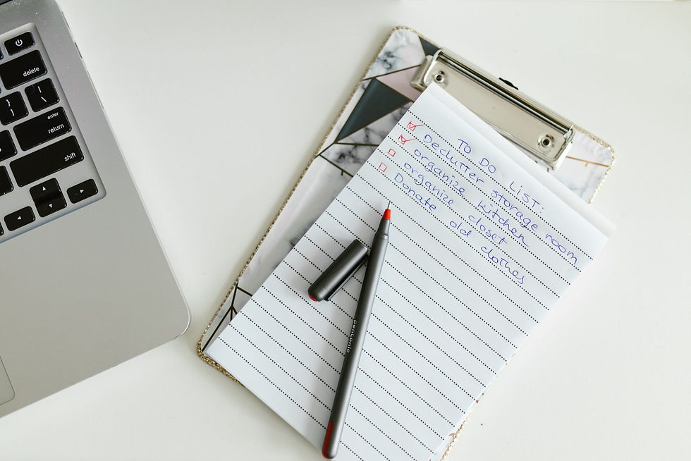 Checklist on a clipboard representing how the SPRS score is calculated from 110 NIST SP 800-171 requirements