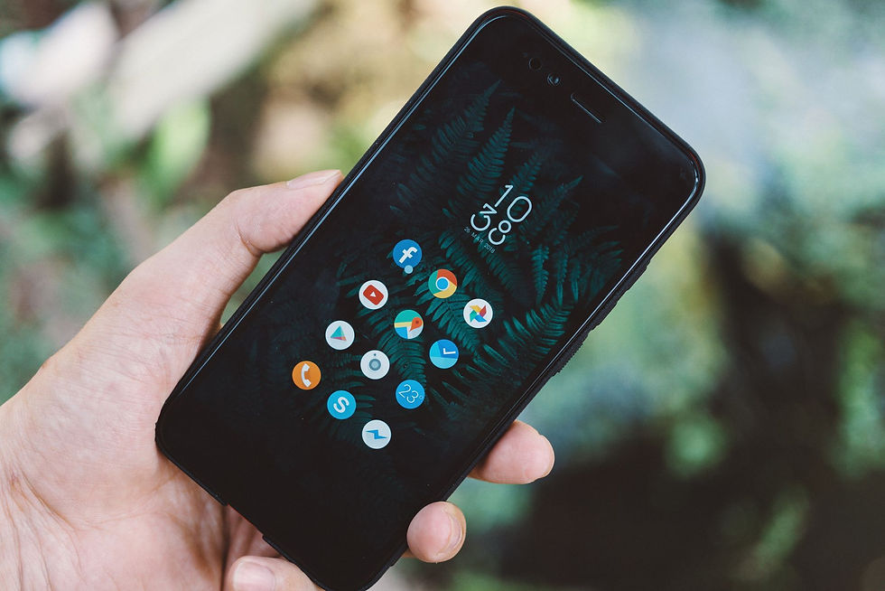 Work apps on a phone managed with MAM under a BYOD management policy