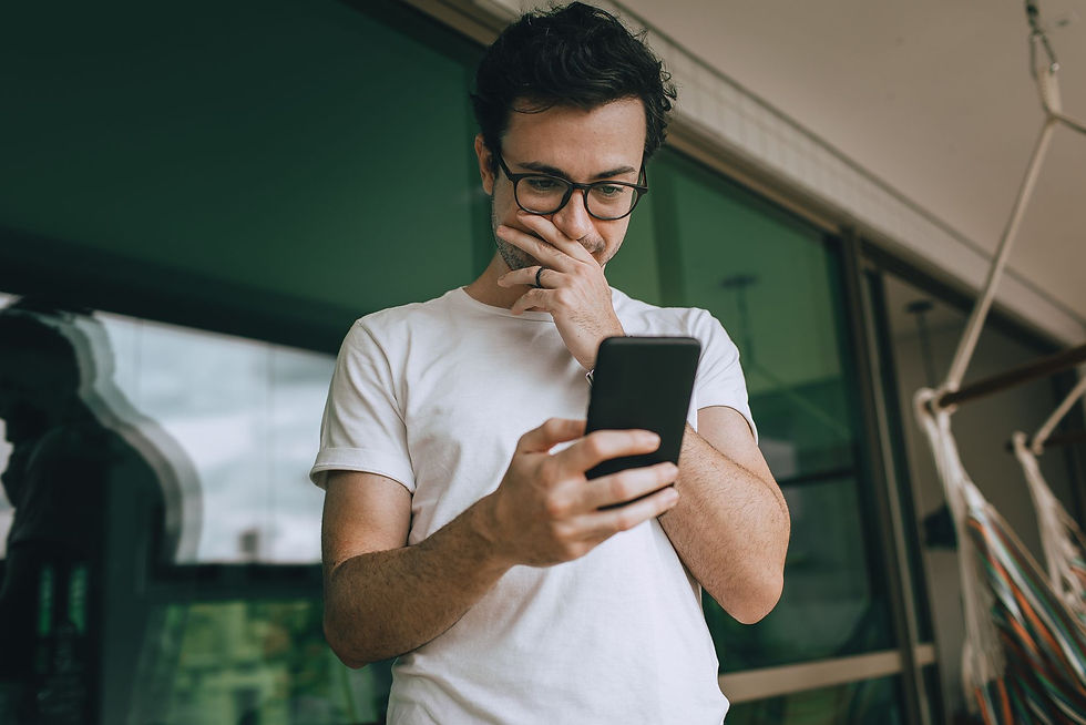 Employee thinking through common BYOD policy questions