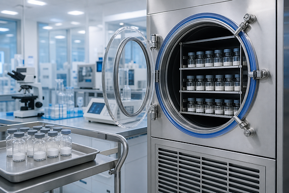Freeze drying laboratory