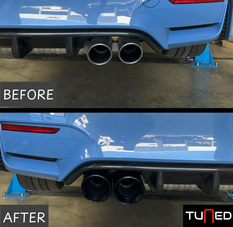 Thumbnail: BMW M3/M4 3.75" F series SLIP ON TIPS