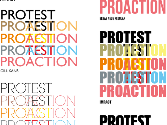 Protest VS Proactive Ideas