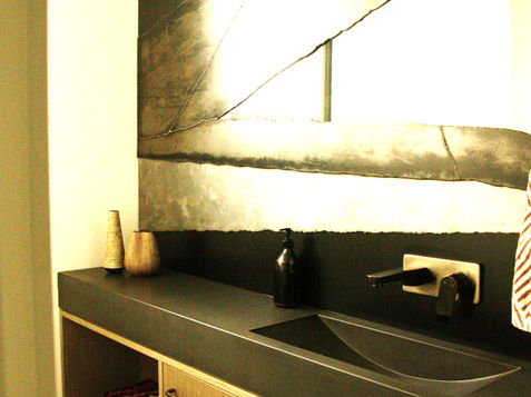 Bespoke guest wash closet vanity