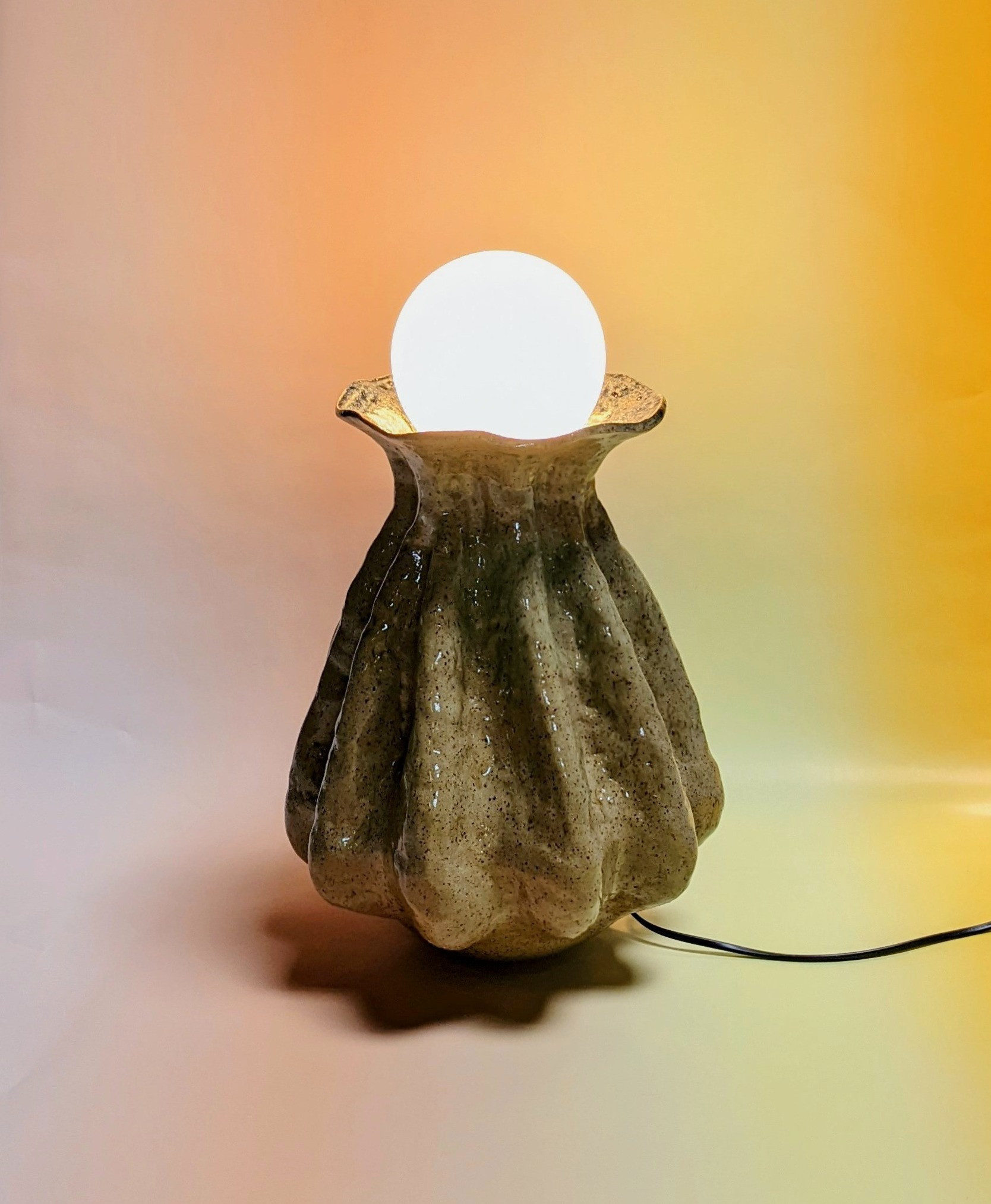 Pearl and Shell Lamp