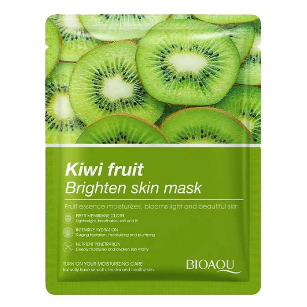 BIOAQUA - Masque facial éclaircissant pour la peau au kiwi