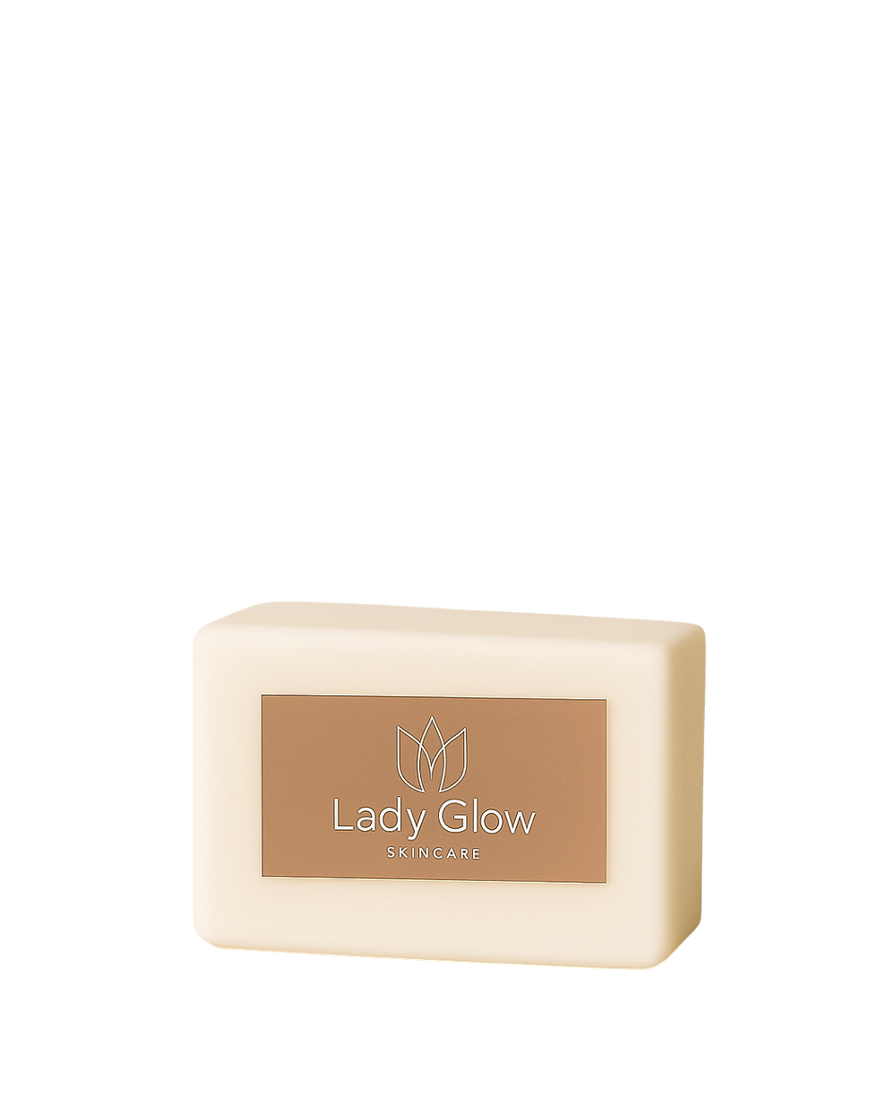 Lady Glow - Savon Visage éclaircissant Snow White et Extrait de Coton