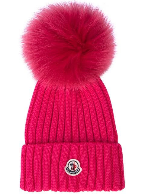 Moncler ribbed knit hat