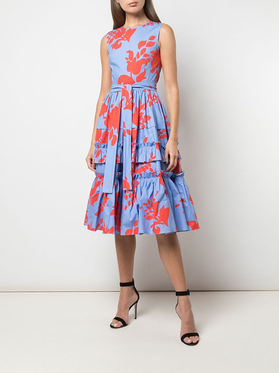 Valentino Grand Plage large canvas tote bag