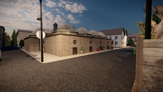 süleyman paşa medresesi 3D çizimleri