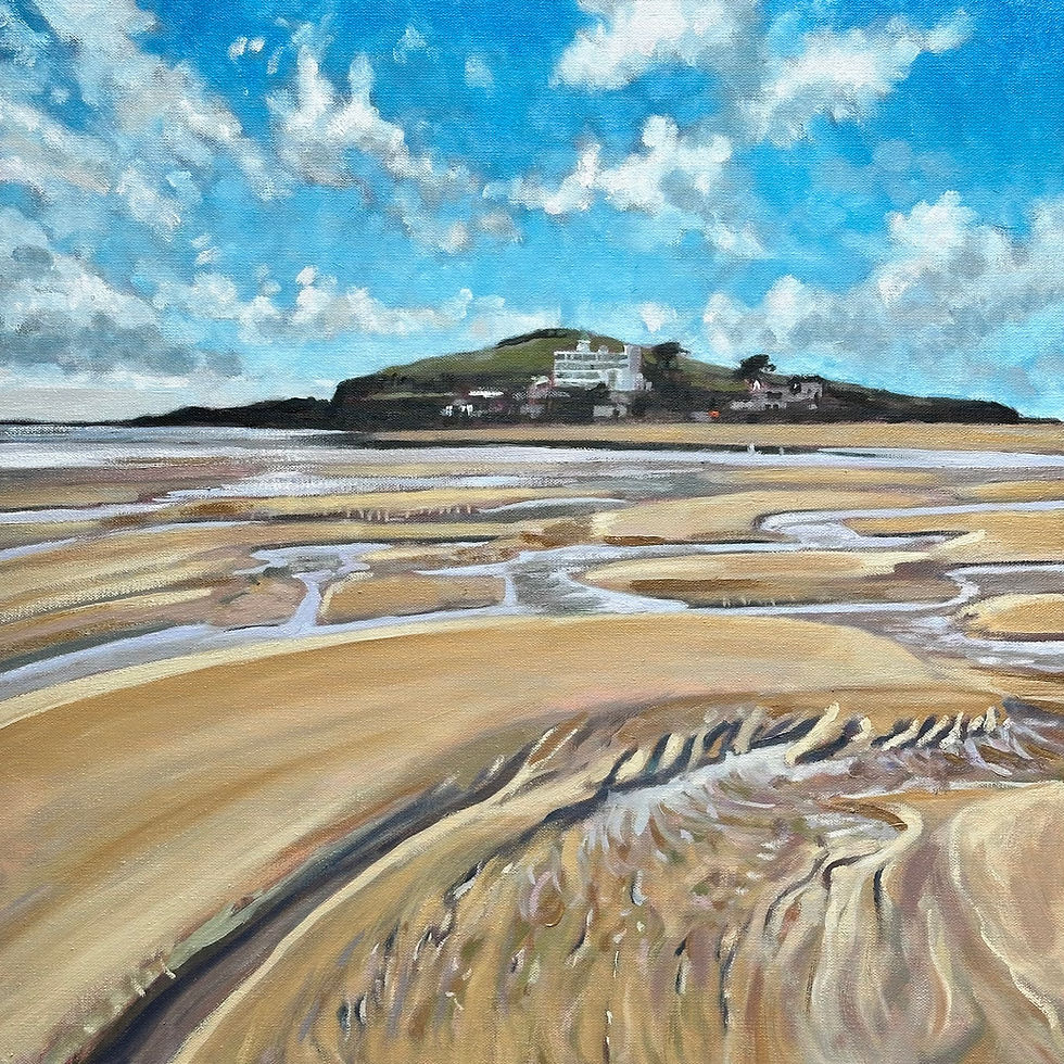 Burgh Island, shifting sands