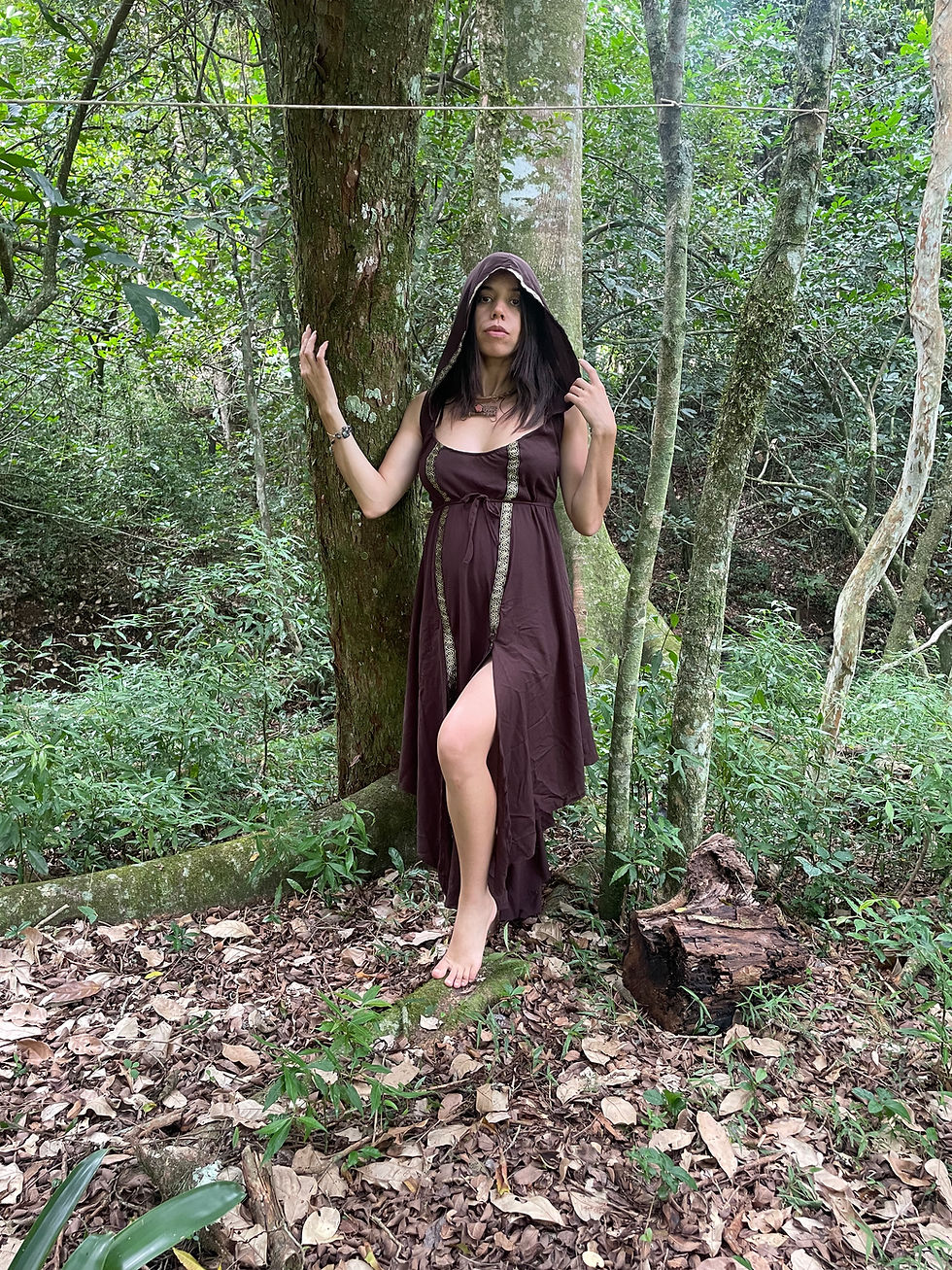 Miniatura: Vestido feiticeira 