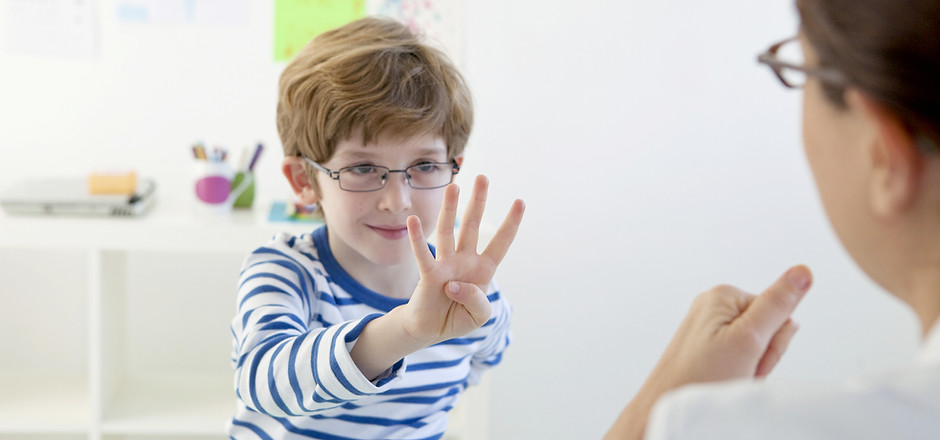 Child In Speech Therapy