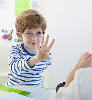 Child In Speech Therapy