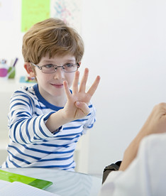 Child In Speech Therapy
