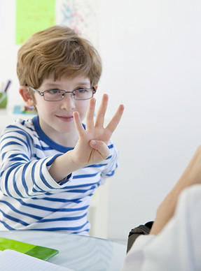 Child In Speech Therapy