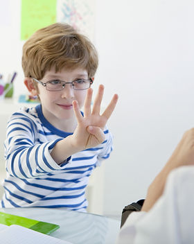 Child In Speech Therapy