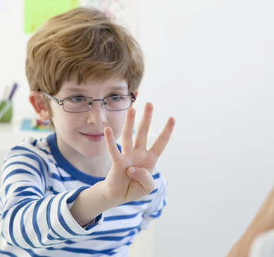 Child In Speech Therapy