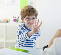 Child In Speech Therapy