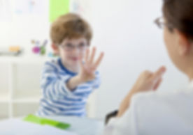 Child In Speech Therapy