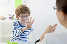Child In Speech Therapy