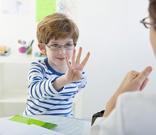Child In Speech Therapy