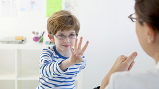 Child In Speech Therapy