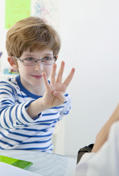 Child In Speech Therapy