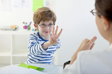 Child In Speech Therapy