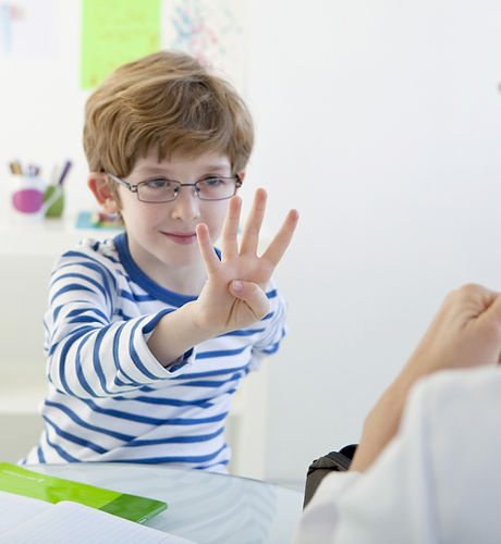 Child In Speech Therapy