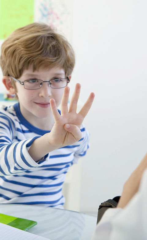 Child In Speech Therapy
