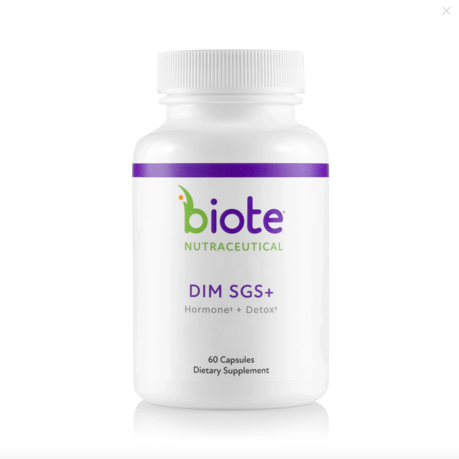 Biote Nutraceutical DIM SGS+ - front product view
