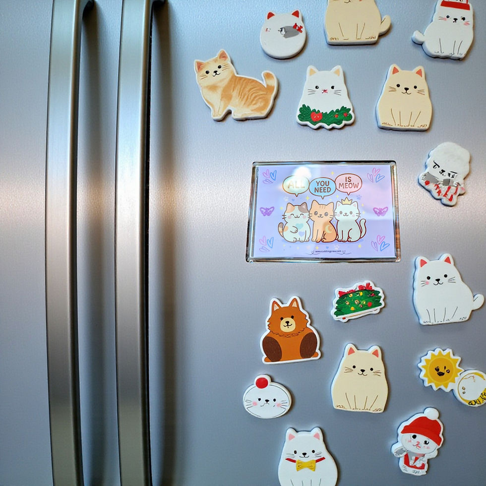 Thumbnail: All You Need Is Meow Magnet | Cute Kawaii Cat Lover Gift