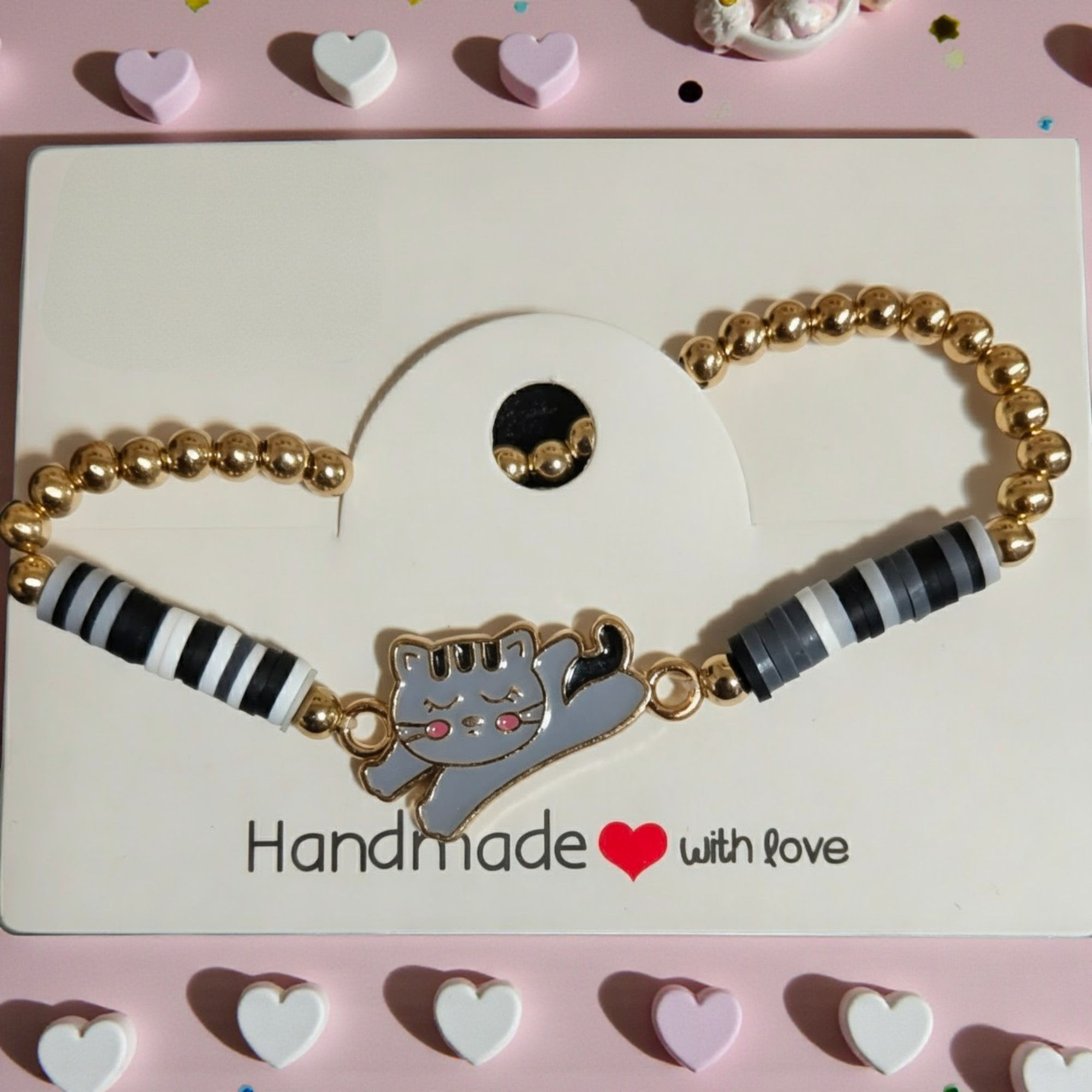 Cat Charm Bracelet | Cat Jewelry Gift I Cat Lover Bracelet