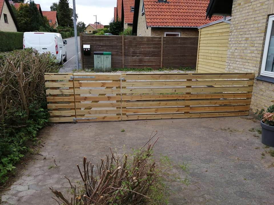 Hegn med havelåge