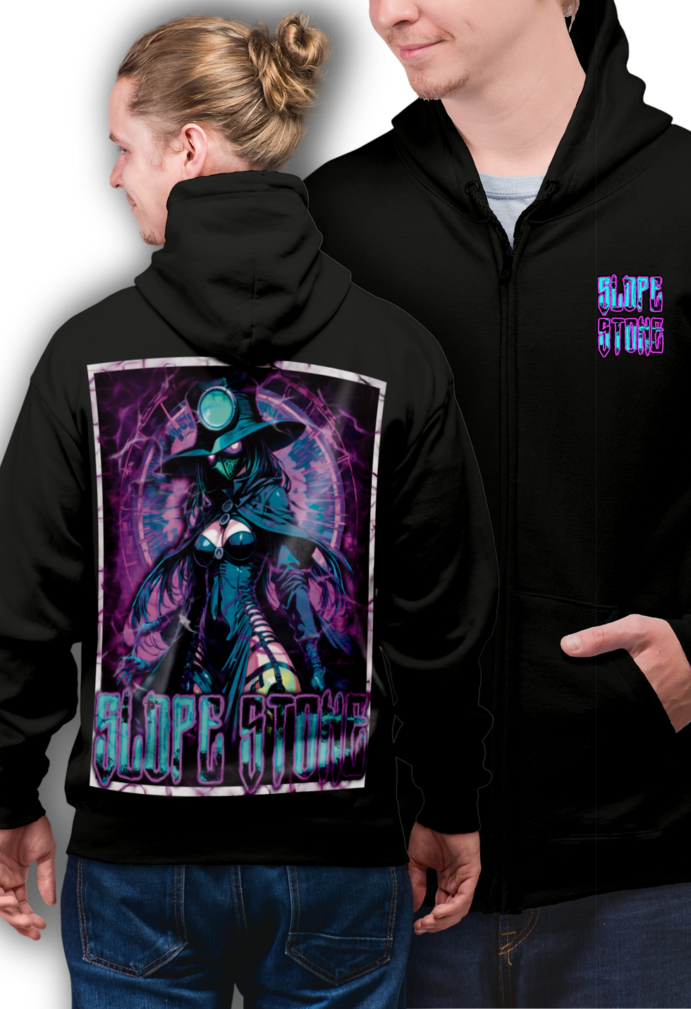 Miniaturbild: Plague Mage - ZipHoodie - Black