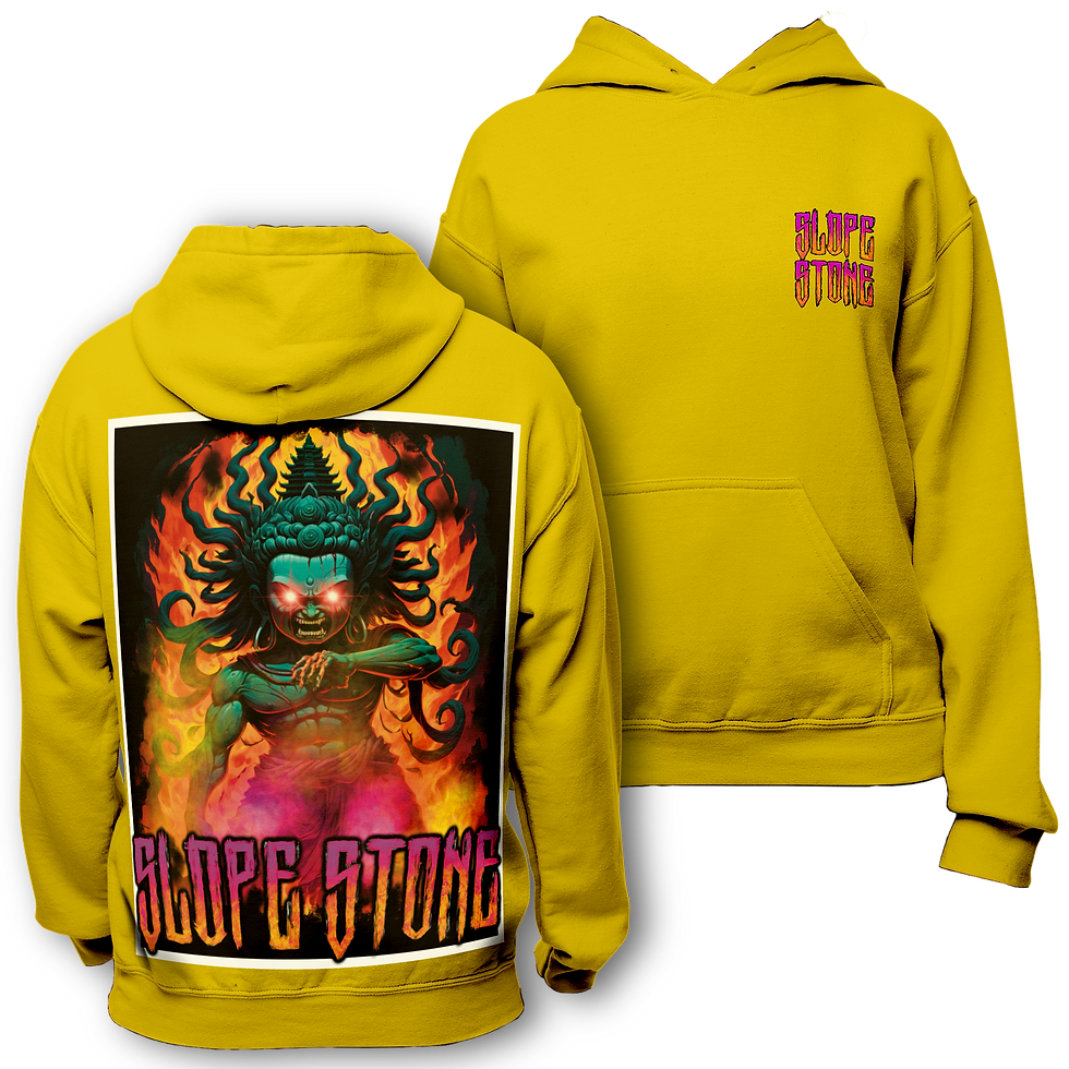Miniaturbild: Demon Deity - Hoodie - Yellow