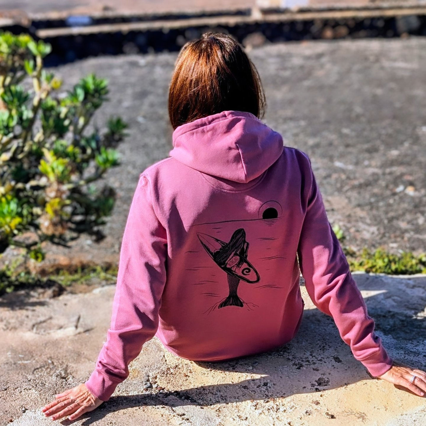 VESTIDO SUDADERA CON CAPUCHA Sirena