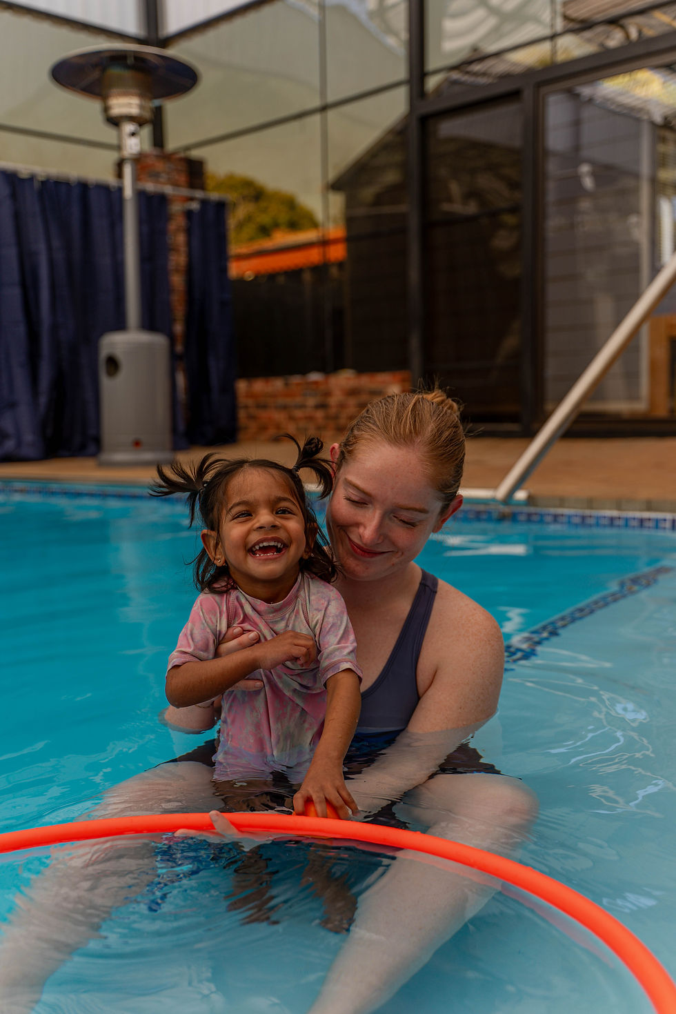 Keira with one of her young patients