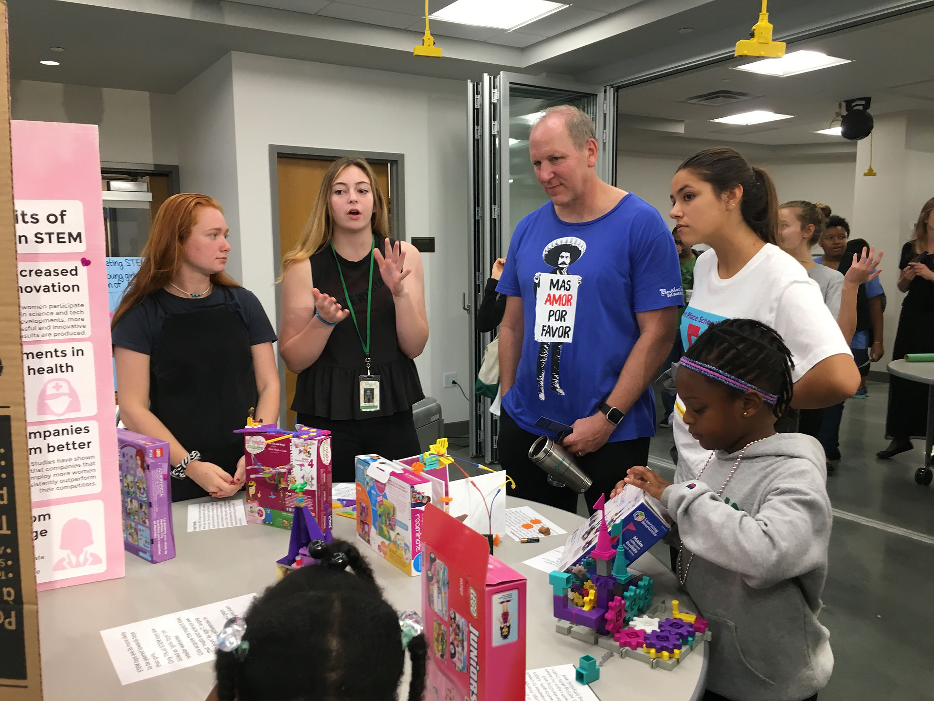 Women in STEM booth