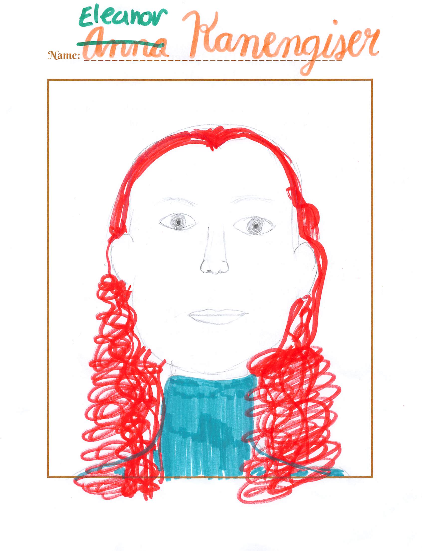 Draw a portrait!