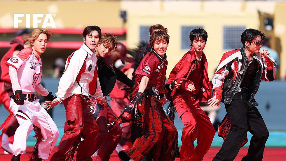 bts performance of dynamite fifa world cup finals halftime show break down