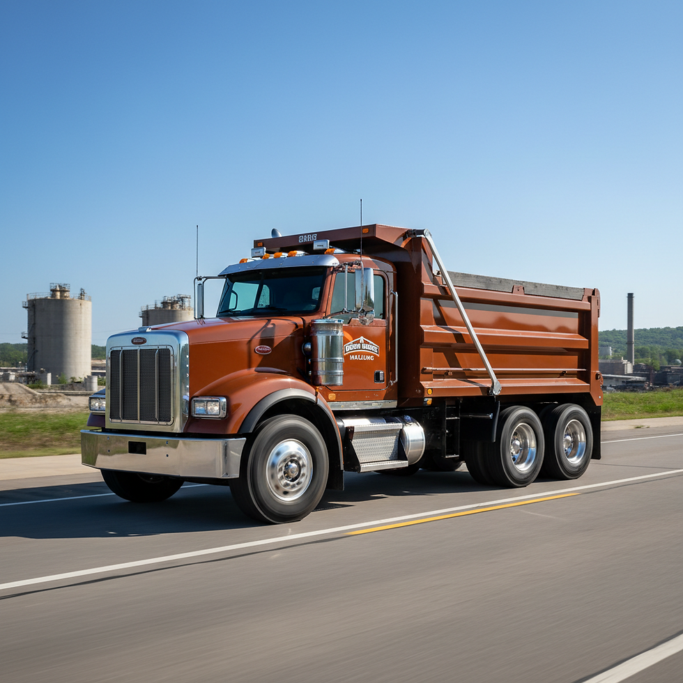 Brown Bridge Hauling truck in action