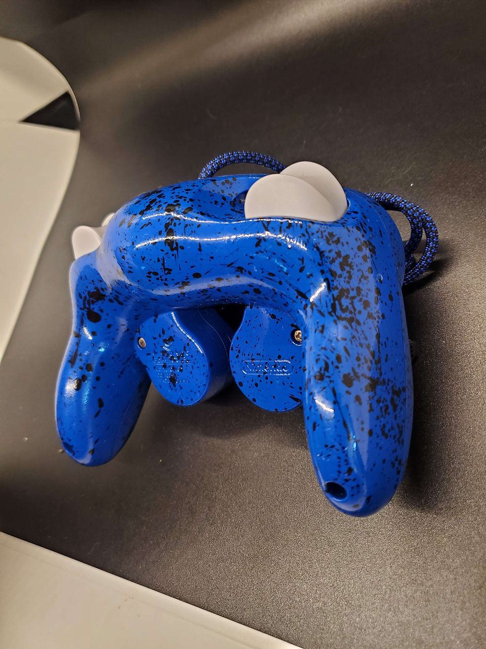 Thumbnail: Blue splatter build