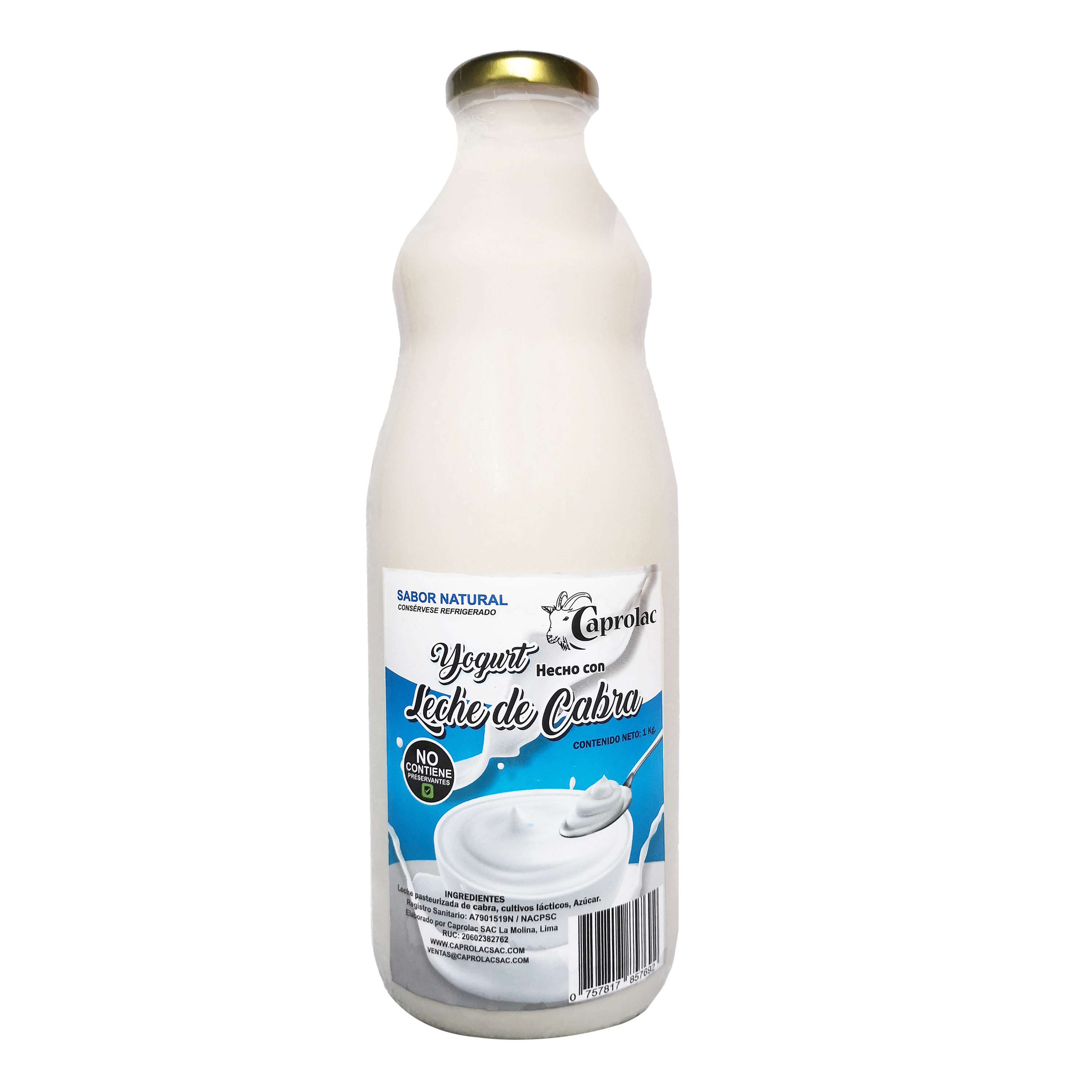 YOGURT DE LECHE DE CABRA SABOR NATURAL 1kg